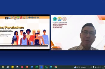 FST UNPATTI GELAR WEBINAR “AGEN PERUBAHAN UNTUK ZONA INTEGRITAS”: MEMBANGUN BUDAYA KERJA YANG AKUNTABEL DAN INOVATIF