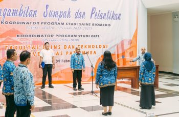 Dekan FST Unpatti Lantik Koordinator Program Studi Sains Biomedi Antar Waktu dan Koordinator Program Studi Gizi